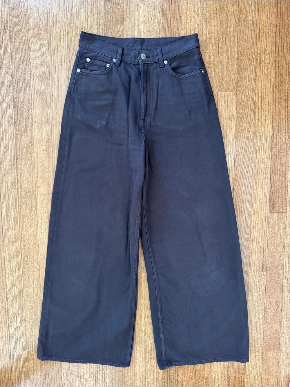 Arket Wise Legged Brown Jeans